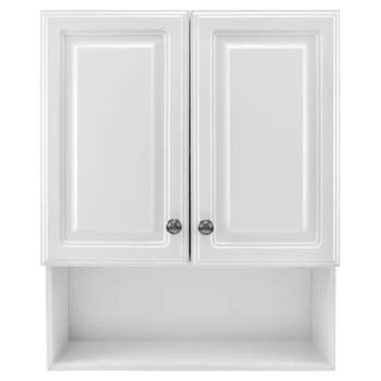 GENERIC 23-1/8 W X 27-7/8 Inch H Framed Surface-Mount Bathroom White Medicine Cabinet 4 GENERIC 23-1/8 W X 27-7/8 Inch H Framed Surface-Mount Bathroom White Medicine Cabinet - Image 2