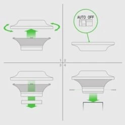 Classy Caps™ 2.5 X 2.5 Inch White Aluminum Imperial Solar Post Cap 16 Classy Caps™ 2.5 X 2.5 Inch White Aluminum Imperial Solar Post Cap -Home Furnishing Store 213553 DetailedProductView5 Lg