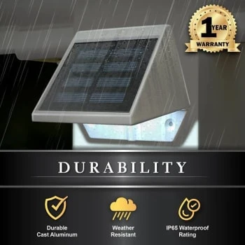 Classy Caps™ White Aluminum Deck And Wall Light 6 Classy Caps™ White Aluminum Deck And Wall Light - Image 4