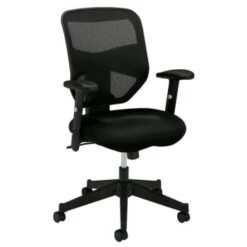 Basyx By Hon Vl531 Black High-Back Mesh Fabric Task Chair