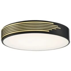 Access Lighting Maestro Led Flush Mount Black Finish