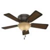 Hunter® Conroy 42 In. 5-Blade Ceiling Fan W/ Light (Onyx Bengal) -Home Furnishing Store 223658 w MainProductImage Lg