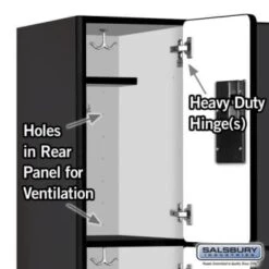 Salsbury Industries® Black 12 Inch Wide Designer Wood Locker 6 Feet X 18 Inches 15 Salsbury Industries® Black 12 Inch Wide Designer Wood Locker 6 Feet X 18 Inches -Home Furnishing Store 227020 w DetailedProductView3 Lg
