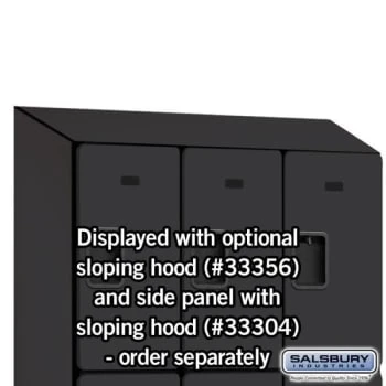 Salsbury Industries® Black 12 Inch Wide Designer Wood Locker 6 Feet X 18 Inches 11 Salsbury Industries® Black 12 Inch Wide Designer Wood Locker 6 Feet X 18 Inches - Image 9