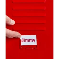 Adir Office 24 In. X 15 In. Steel Single Tier Key Lock Locker Red -Home Furnishing Store 227156 BackView Lg