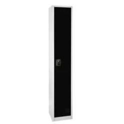 Adir Office 72 In. X 12 In. Steel Single Tier Key Lock Locker Black