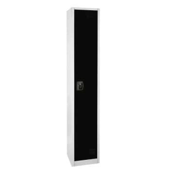 Adir Office 72 In. X 12 In. Single Tier Steel Locker Black 4 Adir Office 72 In. X 12 In. Single Tier Steel Locker Black - Image 2