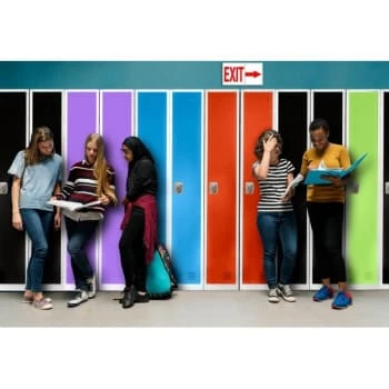 Adir Office 72 In. X 12 In. Single Tier Steel Locker Blue 11 Adir Office 72 In. X 12 In. Single Tier Steel Locker Blue - Image 9