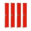Adir Office 72 In. X 12 In. Single Tier Steel Locker Red