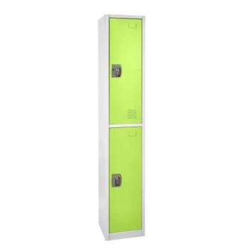 Adir Office 72 In. X 12 In. 2-Compartment Steel Locker Grn 4 Adir Office 72 In. X 12 In. 2-Compartment Steel Locker Grn - Image 2