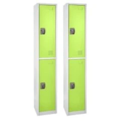 Adir Office 72 In. X 12 In. 2-Compartment Steel Locker Grn