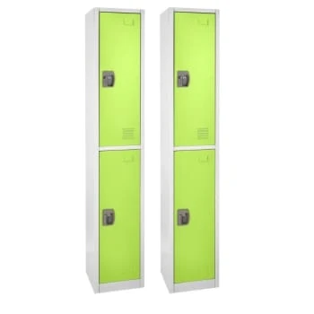 Adir Office 72 In. X 12 In. 2-Compartment Steel Locker Grn 3 Adir Office 72 In. X 12 In. 2-Compartment Steel Locker Grn