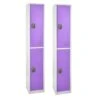 Adir Office 72 In. X 12 In. 2-Compartment Steel Locker Purple -Home Furnishing Store 227175 MainProductImage Lg