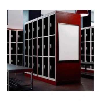 Adir Office 72 In. X 12 In. 3-Compartment Steel Locker Black 10 Adir Office 72 In. X 12 In. 3-Compartment Steel Locker Black - Image 8