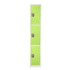 Adir Office 72 In. X 12 In. 3-Compartment Steel Locker Grn 13 Adir Office 72 In. X 12 In. 3-Compartment Steel Locker Grn -Home Furnishing Store 227182 LeftView Lg