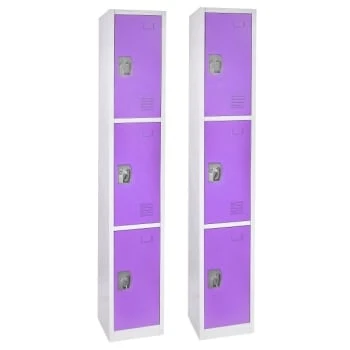 Adir Office 72 In. X 12 In. 3-Compartment Steel Locker Ppl 3 Adir Office 72 In. X 12 In. 3-Compartment Steel Locker Ppl