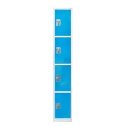 Adir Office 72 In. X 12 In. 4-Compartment Steel Locker Blue 10 Adir Office 72 In. X 12 In. 4-Compartment Steel Locker Blue -Home Furnishing Store 227189 LeftView Lg