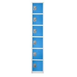 Adir Office 72 In. X 12 In. 6-Compartment Steel Locker Blu 14 Adir Office 72 In. X 12 In. 6-Compartment Steel Locker Blu -Home Furnishing Store 227193 RightView Lg