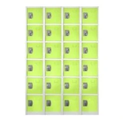 Adir Office 72 In. X 12 In. 6-Compartment Steel Locker Green