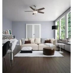 Hunter® Newsome 52 In. 5-Blade Ceiling Fan W/ Light (Brown) 11 Hunter® Newsome 52 In. 5-Blade Ceiling Fan W/ Light (Brown) -Home Furnishing Store 227559 w LifestyleImage Lg