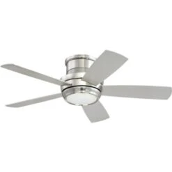Craftmade™ Tempo 44 In. 5-Blade Led Ceiling Fan W/ Light (Silver)