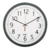 Skilcraft Quartz Wall Clock 16.5" Overall Dia Black Case 1 Aa Sold Separate