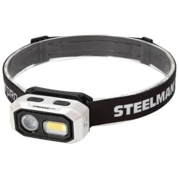 Steelman Pro 300 Lumen Motion-Activated Led Rechargeable Headlamp Pearl White 3 Steelman Pro 300 Lumen Motion-Activated Led Rechargeable Headlamp Pearl White