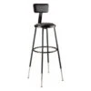 National Public Seating 32 -39" Height Adjustable Vinyl Steel Stool