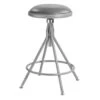 National Public Seating 24 -30" Height Adjustable Heavy Duty Vinyl Steel Stool