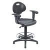 National Public Seating Polyurethane Task Chair With Arms, 22"-32" Height -Home Furnishing Store 233087 MainProductImage Lg