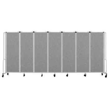 National Public Seating Room Divider, 6' Height, 7 Sections, Grey Panels 3 National Public Seating Room Divider, 6' Height, 7 Sections, Grey Panels