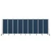 National Public Seating Room Divider, 6' Height, 9 Sections, Blue Panels -Home Furnishing Store 233127 MainProductImage Lg