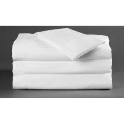 Martex Millennium T250 Stripe Fitted Sheet Twin Xl White Case Of 12 1s49758