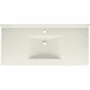 Swan® Bisque Contour Solid Surface Single Bowl Vanity Top 22" X 43" 1 Swan® Bisque Contour Solid Surface Single Bowl Vanity Top 22" X 43" -Home Furnishing Store 240358 WebOnly Lg