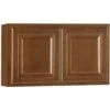 Hampton Bay Hampton Assembled 30x18x12 In. Wall Bridge Kitchen Cabinet In Cognac 1 Hampton Bay Hampton Assembled 30x18x12 In. Wall Bridge Kitchen Cabinet In Cognac -Home Furnishing Store 241773 MainProductImage Lg