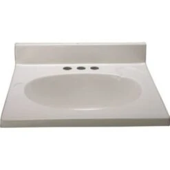 Premier® Premier 25 In. X 19 In. Custom Vanity Top Sink In Solid White