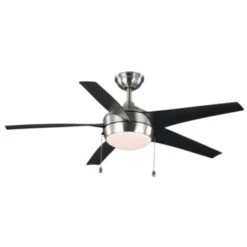 Windward 52 In. Ceiling Fan W/ Light (Brushed Nickel)