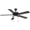 Trice 52 In. Led Ceiling Fan W/ Light (Black) -Home Furnishing Store 246206 MainProductImage Lg