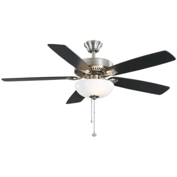Hampton Bay 52 In. Energy Star Led Brushed Nickel Ceiling Fan With Light Kit 4 Hampton Bay 52 In. Energy Star Led Brushed Nickel Ceiling Fan With Light Kit - Image 2