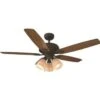 Hampton Bay Rockport 52 In. Led Ceiling Fan W/ Light Kit (Cherry/walnut) 2 Hampton Bay Rockport 52 In. Led Ceiling Fan W/ Light Kit (Cherry/walnut) -Home Furnishing Store 246211 MainProductImage Lg