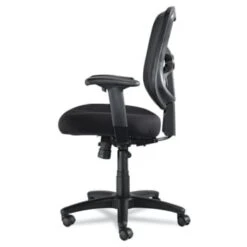 Alera® Elusion Series Mesh Mid-Back Swivel/tilt Chair, Black