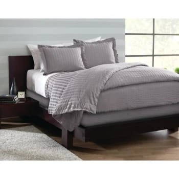 Beyond Textures Top Sheet, King 108x120", Grey, Case Of 12 4 Beyond Textures Top Sheet, King 108x120", Grey, Case Of 12 - Image 2