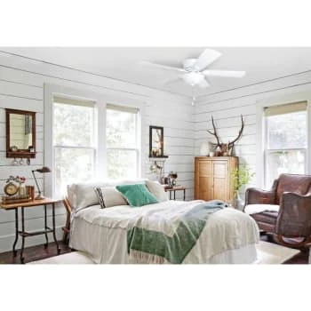 Seasons® Morillo™ 52 In. 5-Blade Led Ceiling Fan W/ Light (White) 4 Seasons® Morillo™ 52 In. 5-Blade Led Ceiling Fan W/ Light (White) - Image 2