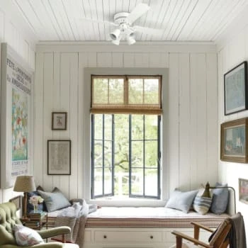 Seasons® Cabrillo™ 42 In. 4-Blade Led Ceiling Fan W/ Light (White) 10 Seasons® Cabrillo™ 42 In. 4-Blade Led Ceiling Fan W/ Light (White) - Image 8