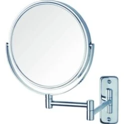 Jerdon 8" Wall Mount Mirror Chrome