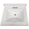 Premier® Premier 31" X 22" Camila Custom Vanity Top Sink In Solid White -Home Furnishing Store 280167 MainProductImage Lg