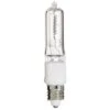 Satco 75 Watt Halogen T4 Clear 1250l Mini Candelabra 120 Volt Package Of 12