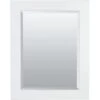 American Pride 26" X 36" Custom Select Framed Beveled Makeup Mirror In White