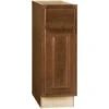 Hampton Bay Hampton 12x34.5x24"base Kitchen Cabinet W/ Drawer Glides "cognac -Home Furnishing Store 281589 MainProductImage Lg