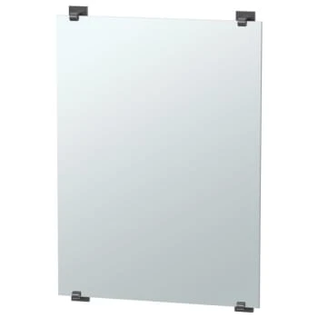 Gatco Elevate Minimalist Frameless Mirror In Matte Black 3 Gatco Elevate Minimalist Frameless Mirror In Matte Black
